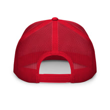 Load image into Gallery viewer, Red AttitudeSwagger  Trucker Cap with embroidered red logo
