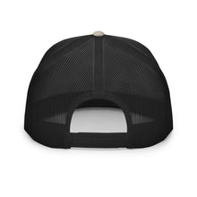 Load image into Gallery viewer, Beige AttitudeSwagger Trucker Cap with embroidered black logo

