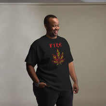 Load image into Gallery viewer, F I R E Tribal Leaf Men&#39;s classic tee
