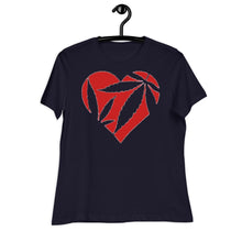 Load image into Gallery viewer, Women&#39;s Relaxed Love Leaf T-Shirt
